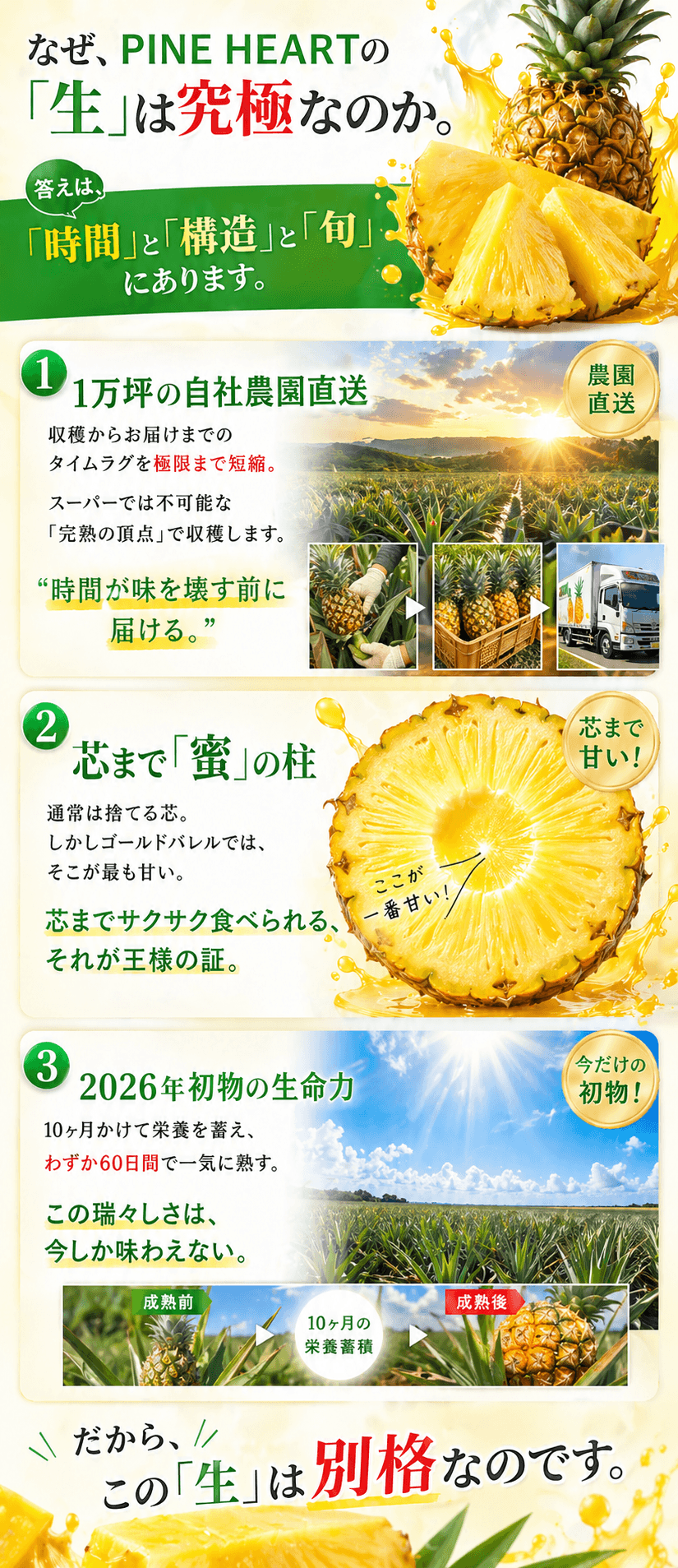 収穫と品質管理