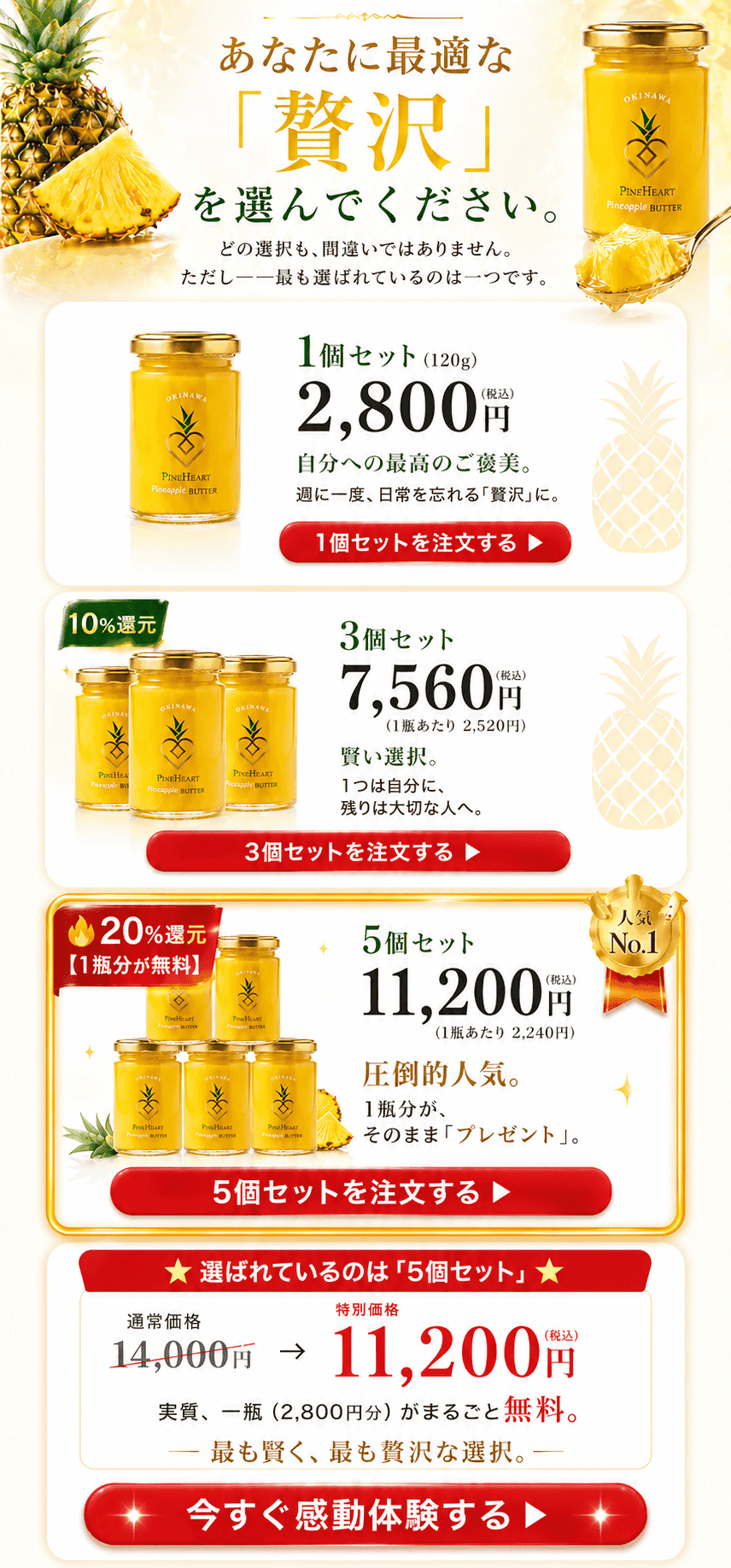 パインバター 楽しみ方