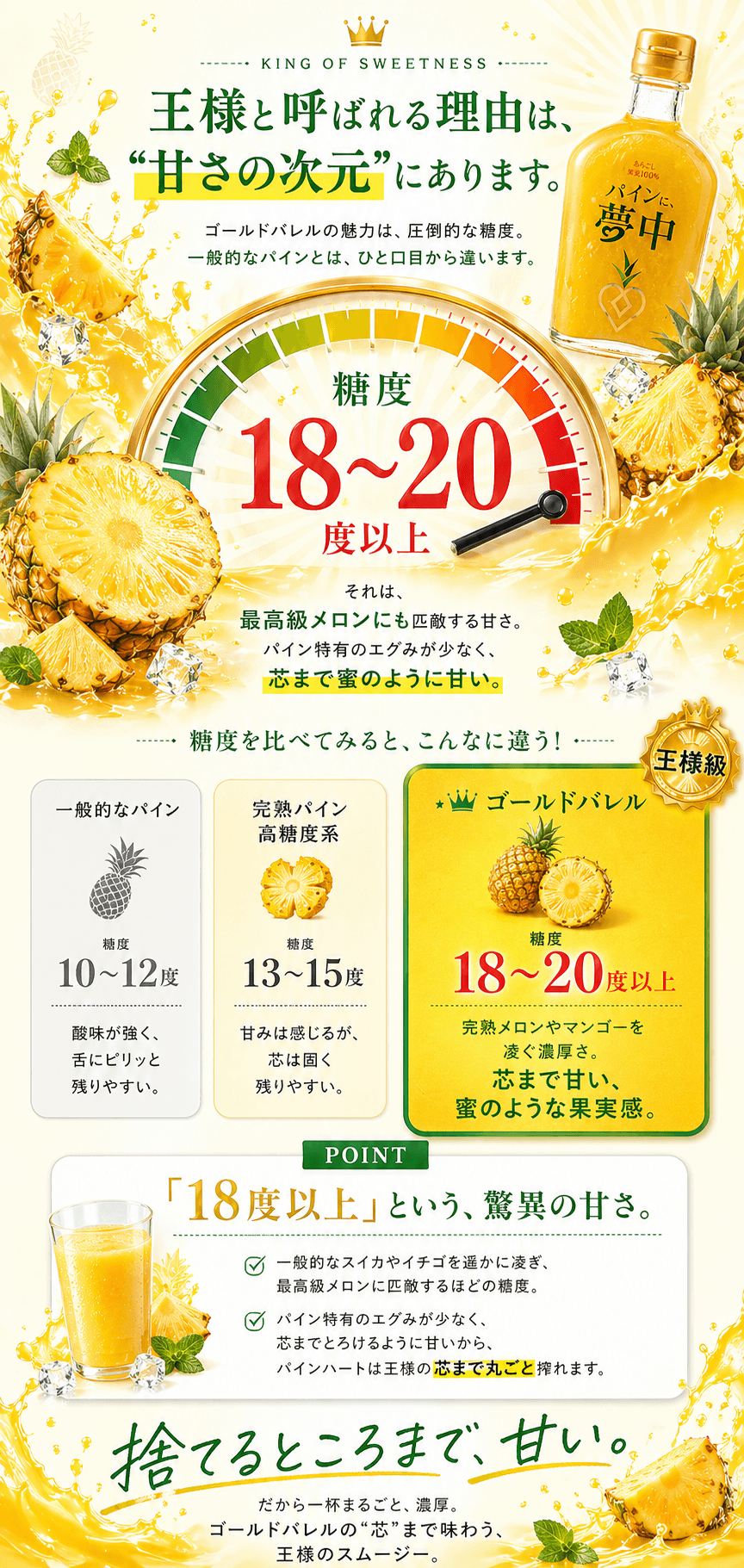 異次元の甘み